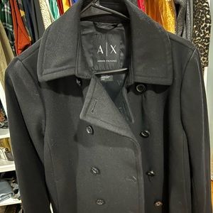 Armani exchange black blazer coat